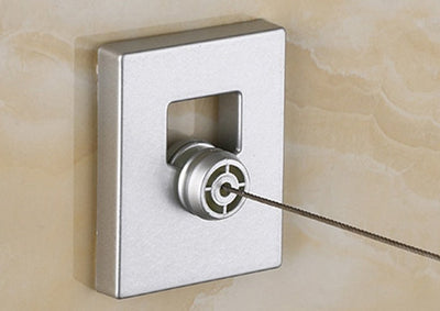 WäscheZauber | 4,2m Ausziehbare Edelstahl Wäscheleine für jeden Raum