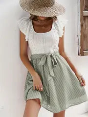 Felicidad - Sommerkleid mit Spitzenärmeln