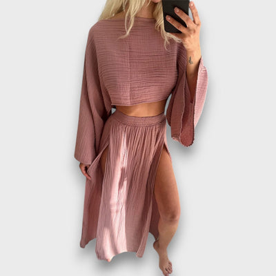 Elise – Lockeres Leinen-Set