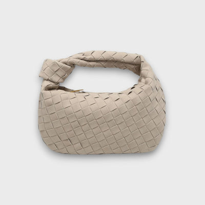 Soléa – Kleine Wildledertasche mit Knotenhenkel