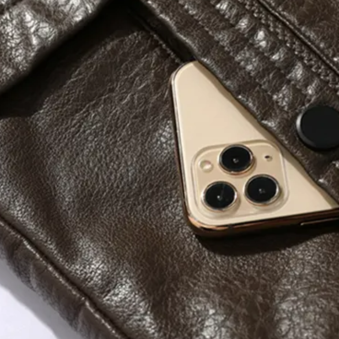 Evander | Herren Winter Lederjacke