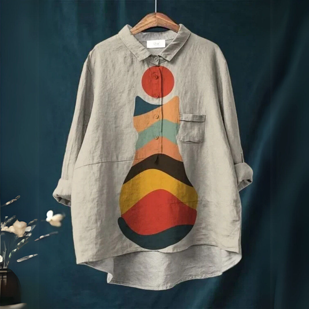 Uluru™ - Katzenkunst T-Shirt