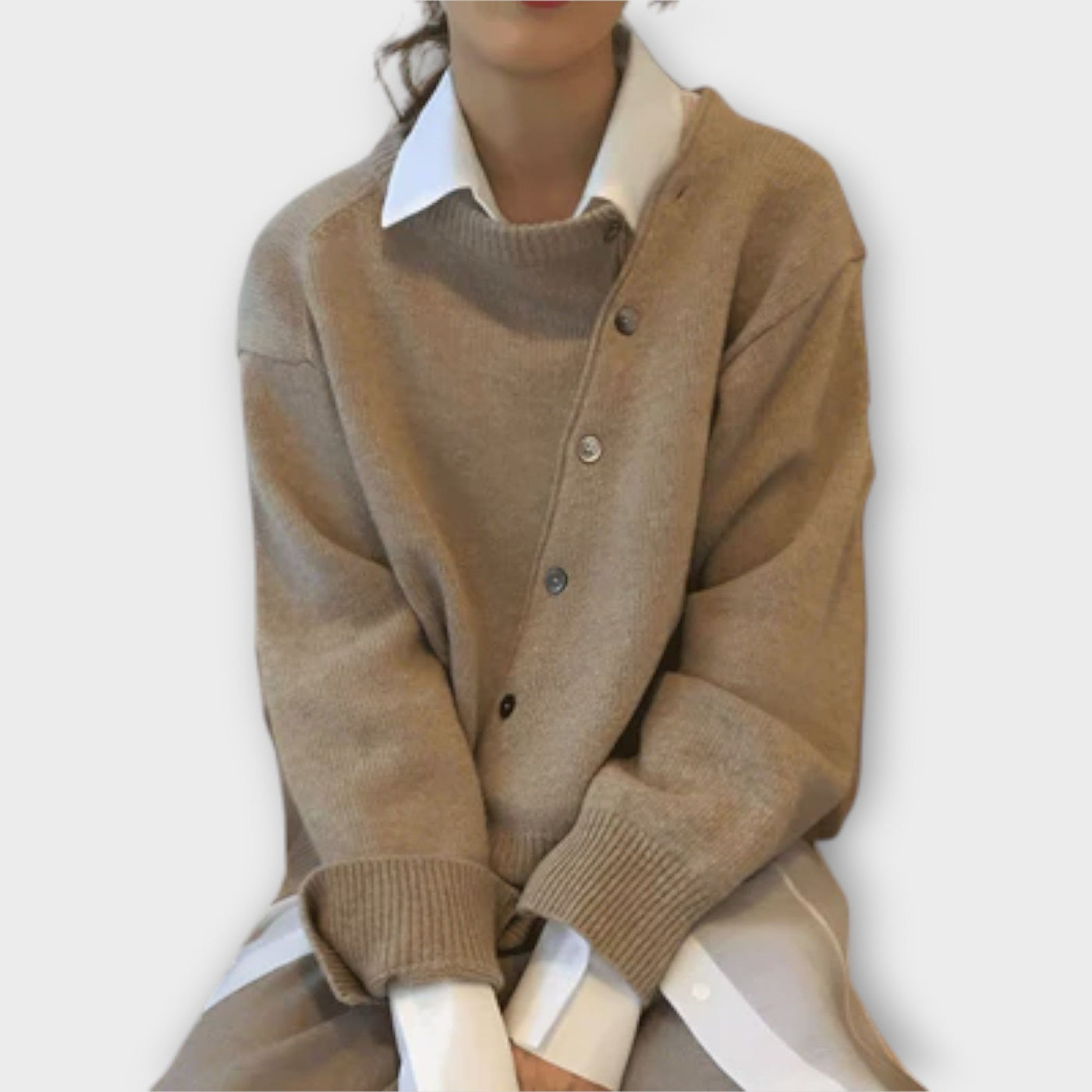 Catienne – Lässiger Cardigan mit Knöpfen