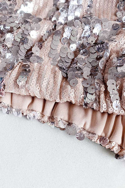 Abend-Top mit glitzernden Pailletten für besondere Anlässe