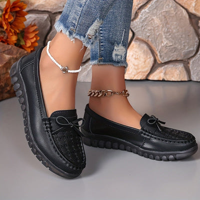 Loafer mit Schleifendeko – Bequeme & Rutschfeste Alltag & Freizeit