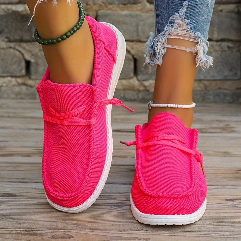 Damen Sommer-Loafer – Leichte Slip-On Freizeitschuhe mit Weicher Sohle