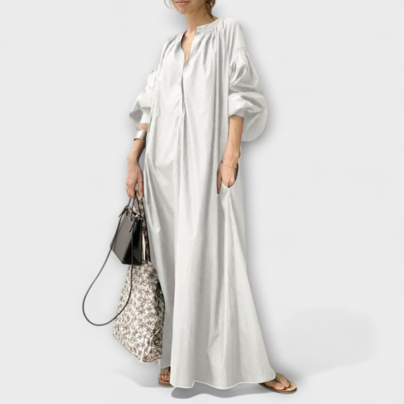 Milianse – Elegantes Midikleid mit taillierter Silhouette