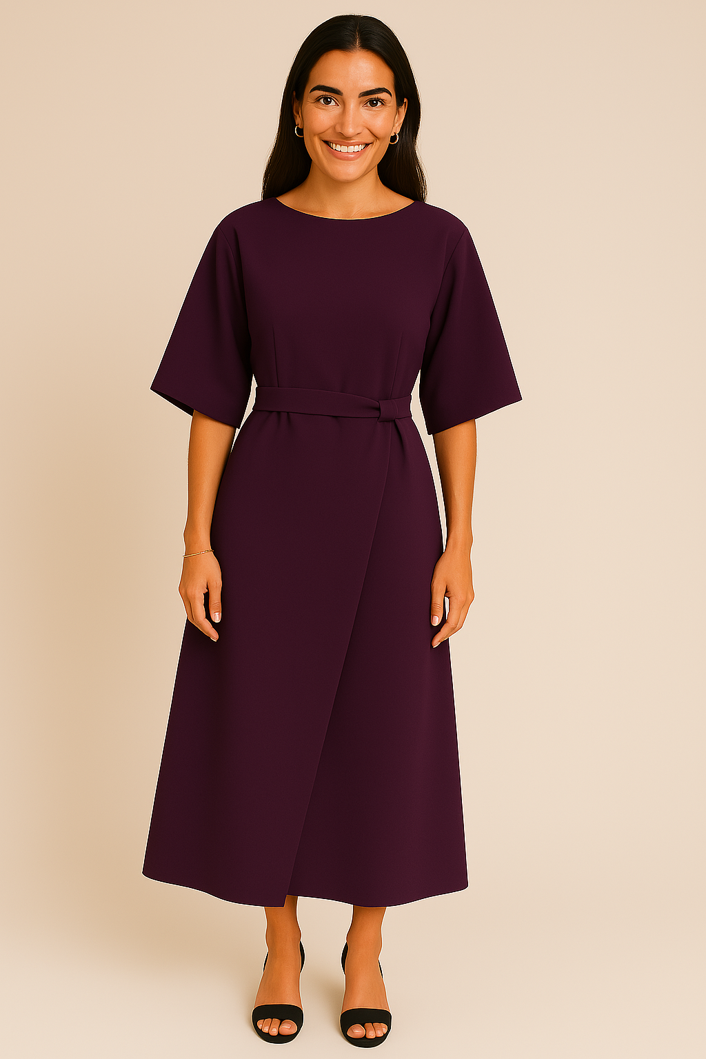 Watson™ - Zeitloser Maxi mit Laternenärmeln