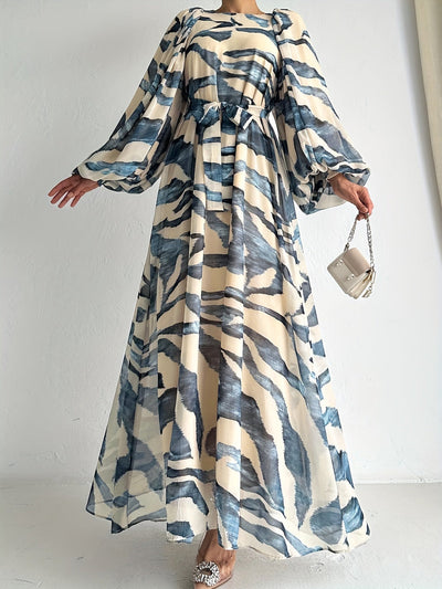 Zola - maxikleid mit gürtel