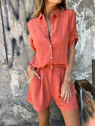 Amelie™ | Entspanntes Leinen-Set