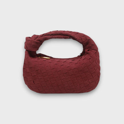 Soléa – Kleine Wildledertasche mit Knotenhenkel