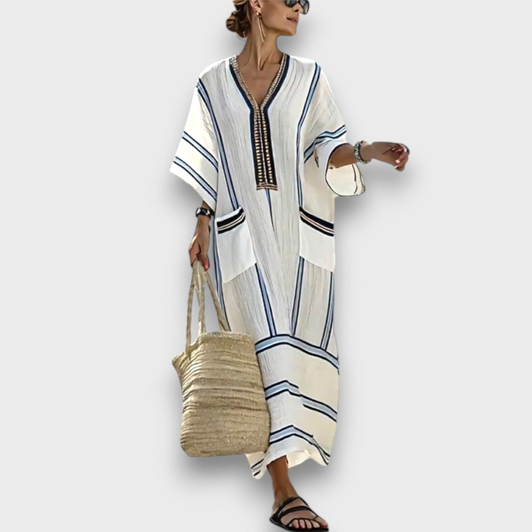 Marisia – Sommerkleid mit Streifendetail