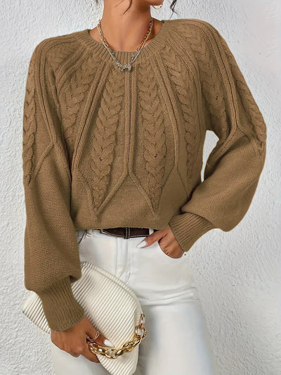 Lea | Eleganter Damenpullover mit feinem Strickmuster