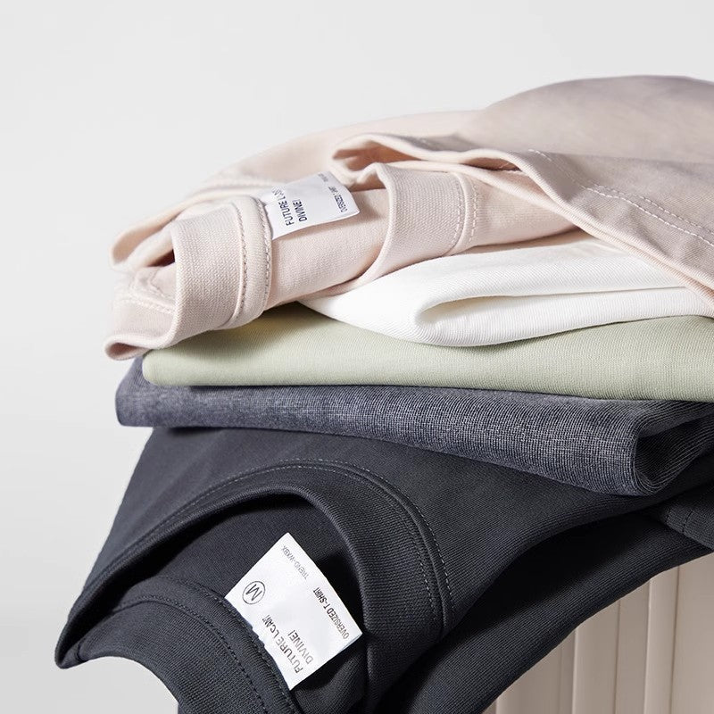 Kurzärmeliges Baumwollshirt für Herren