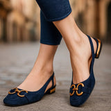 Blauer Wildleder