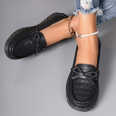 Loafer mit Schleifendeko – Bequeme & Rutschfeste Alltag & Freizeit