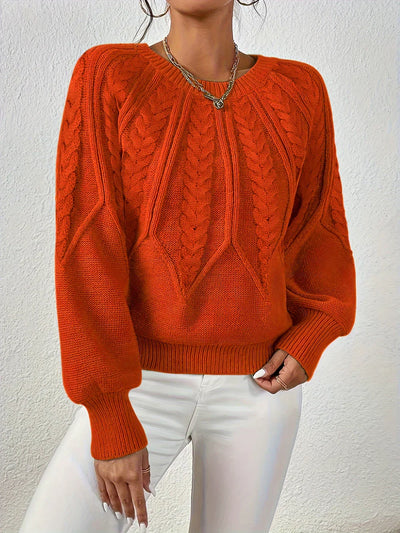 Lea | Eleganter Damenpullover mit feinem Strickmuster