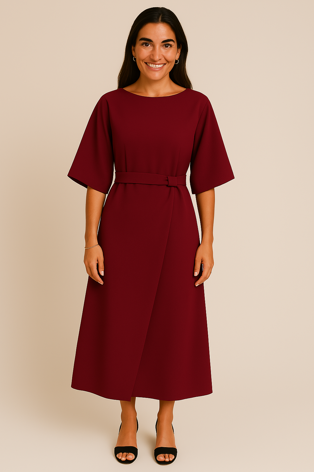 Watson™ - Zeitloser Maxi mit Laternenärmeln