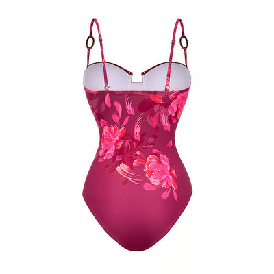 Carla | Zweiteiliger Badeanzug mit Blumendruck