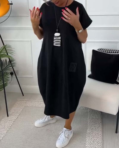 Iris™ - Stilvolles Kurzarmkleid