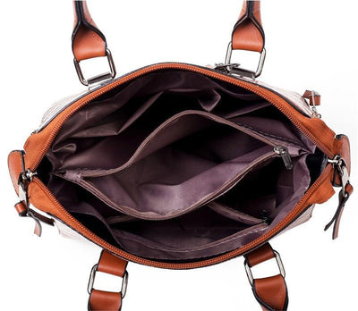 Varelia – 4-teiliges Taschenset mit Kroko-Struktur