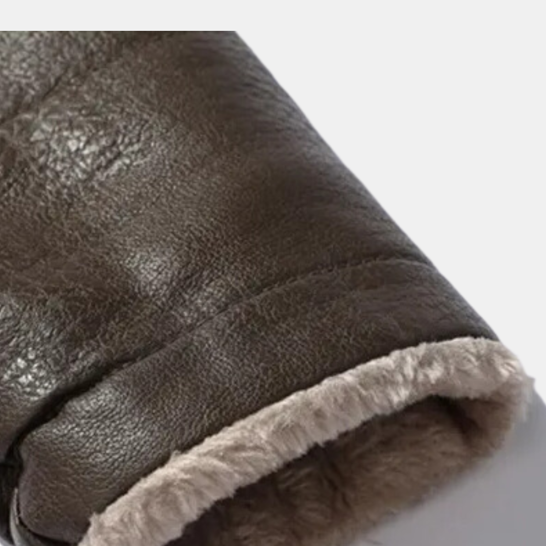 Evander | Herren Winter Lederjacke