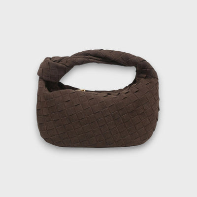 Soléa – Kleine Wildledertasche mit Knotenhenkel