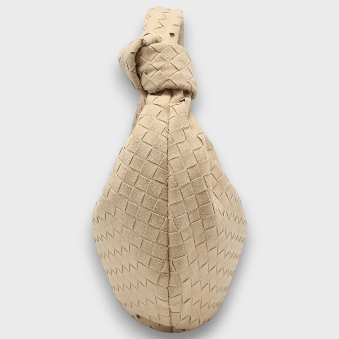 Lunira – Mini-Bag aus Wildleder mit geflochtenem Detail