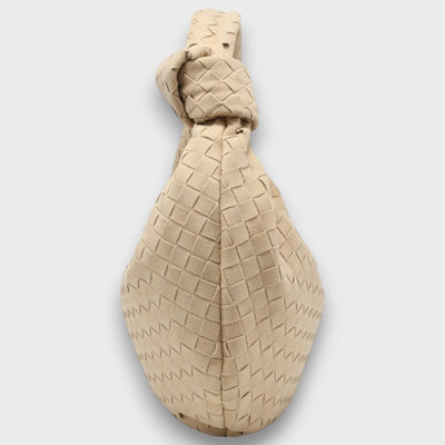 Lunira – Mini-Bag aus Wildleder mit geflochtenem Detail