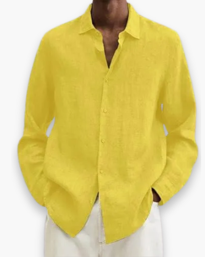 Herren Elegante Freizeit Hemd | Lange Ärmel