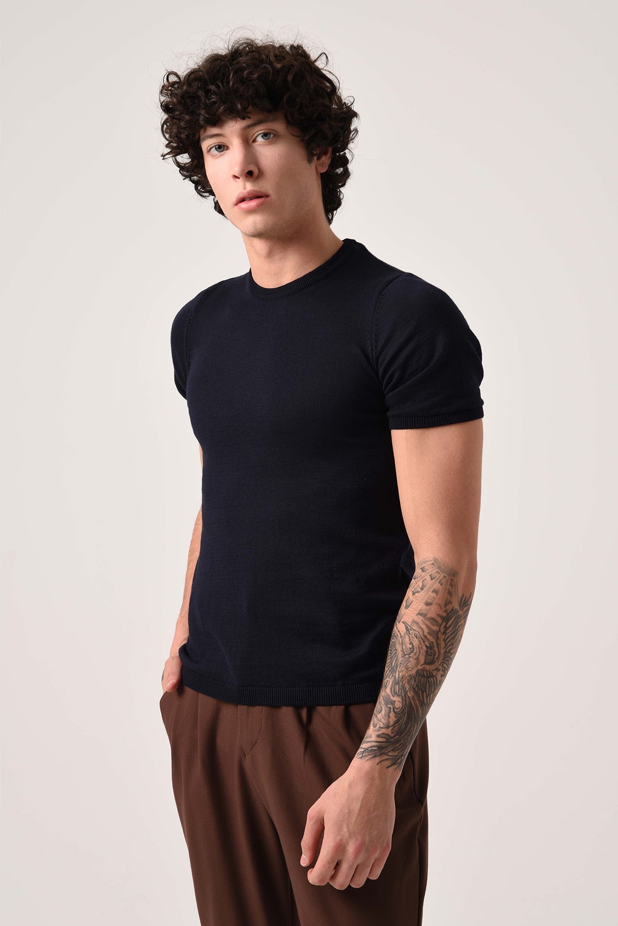 Antioch | T-shirt Basic – Marine Blau