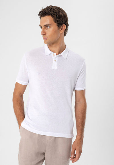 ANTIOCH | Poloshirt – Weiß