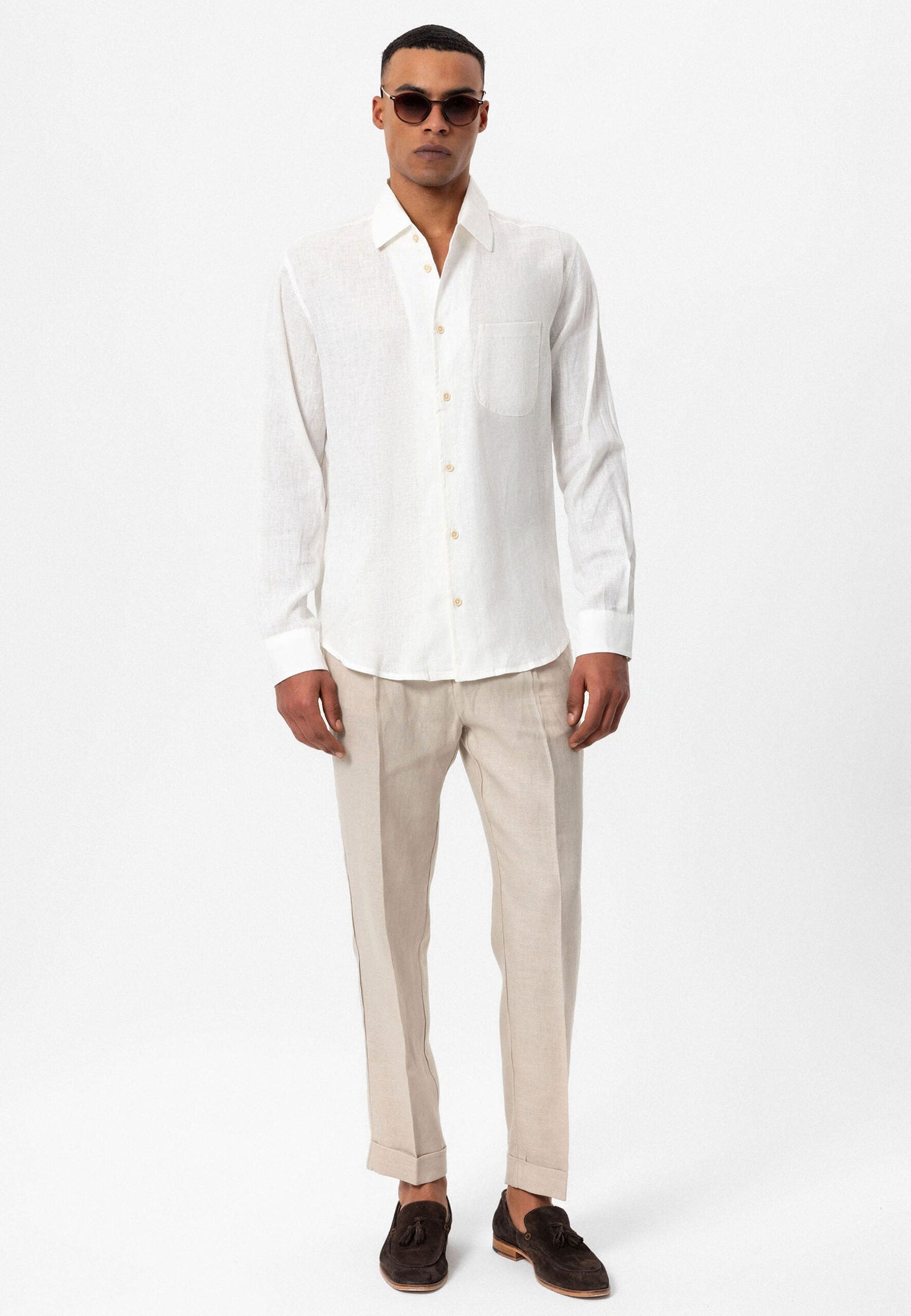 ANTIOCH | 100% Leinen Hemd – Ecru