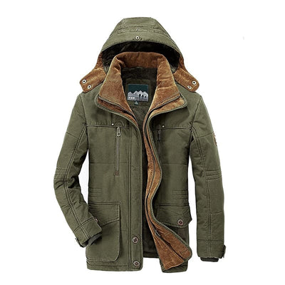 FrostGuard | Moderne Winterjacke mit mehreren Taschen für Herren