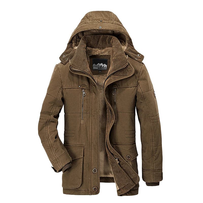 FrostGuard | Moderne Winterjacke mit mehreren Taschen für Herren