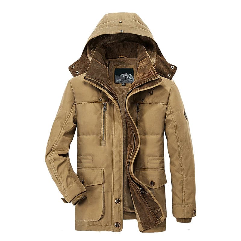 FrostGuard | Moderne Winterjacke mit mehreren Taschen für Herren