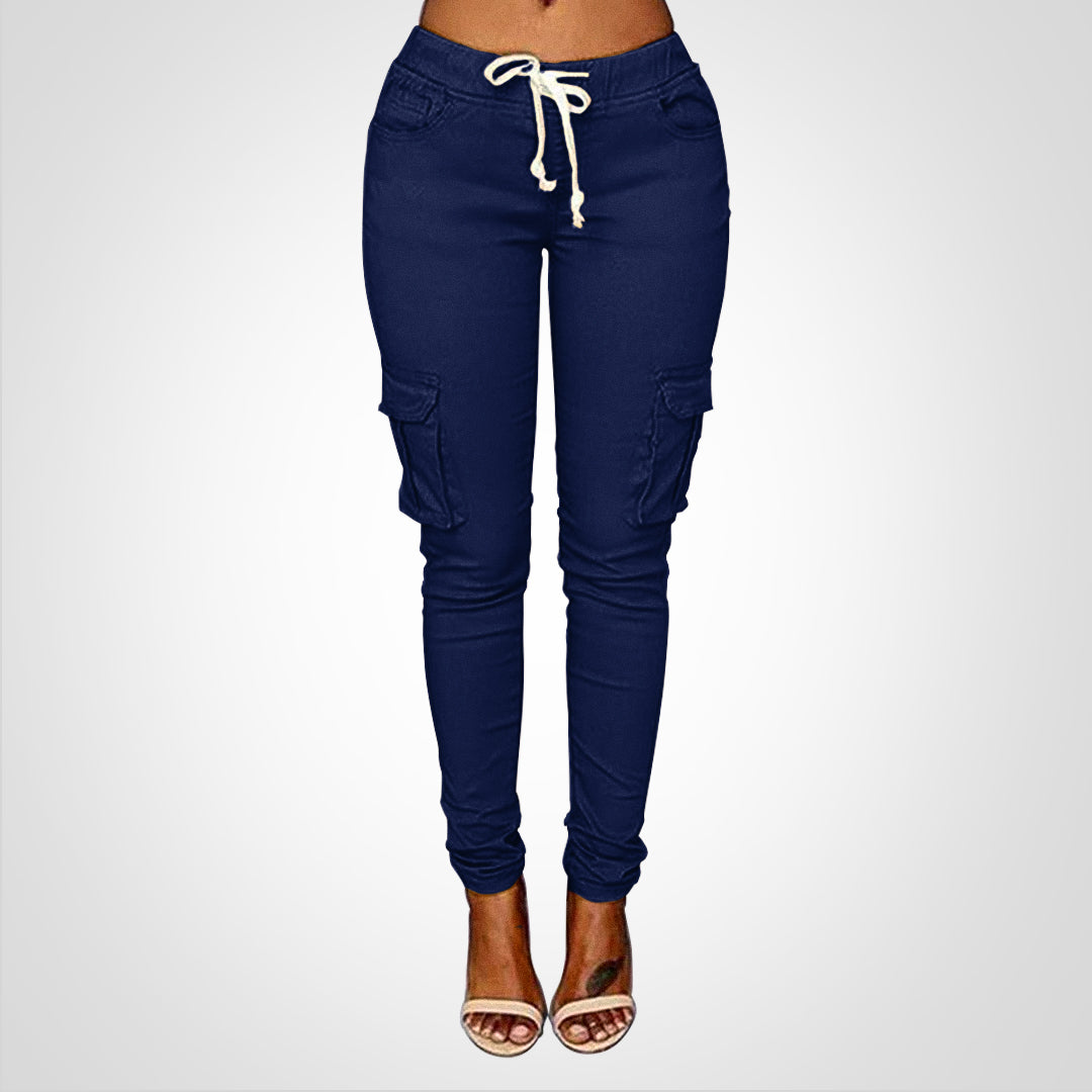 Lottie -  Angepasste Cargohose mit Kordelzug