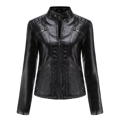 Angela™ - Hochwertige Lederjacke mit stilvollem Design
