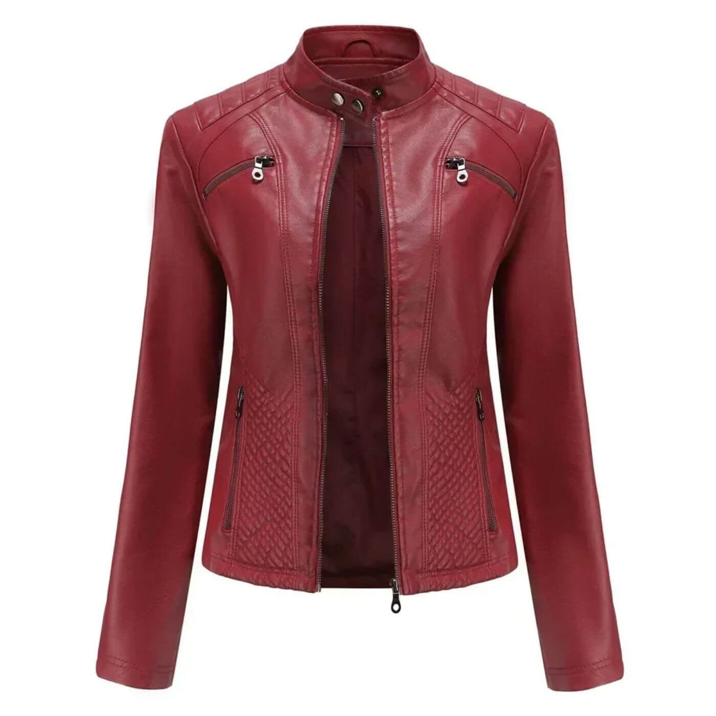 Angela™ - Hochwertige Lederjacke mit stilvollem Design