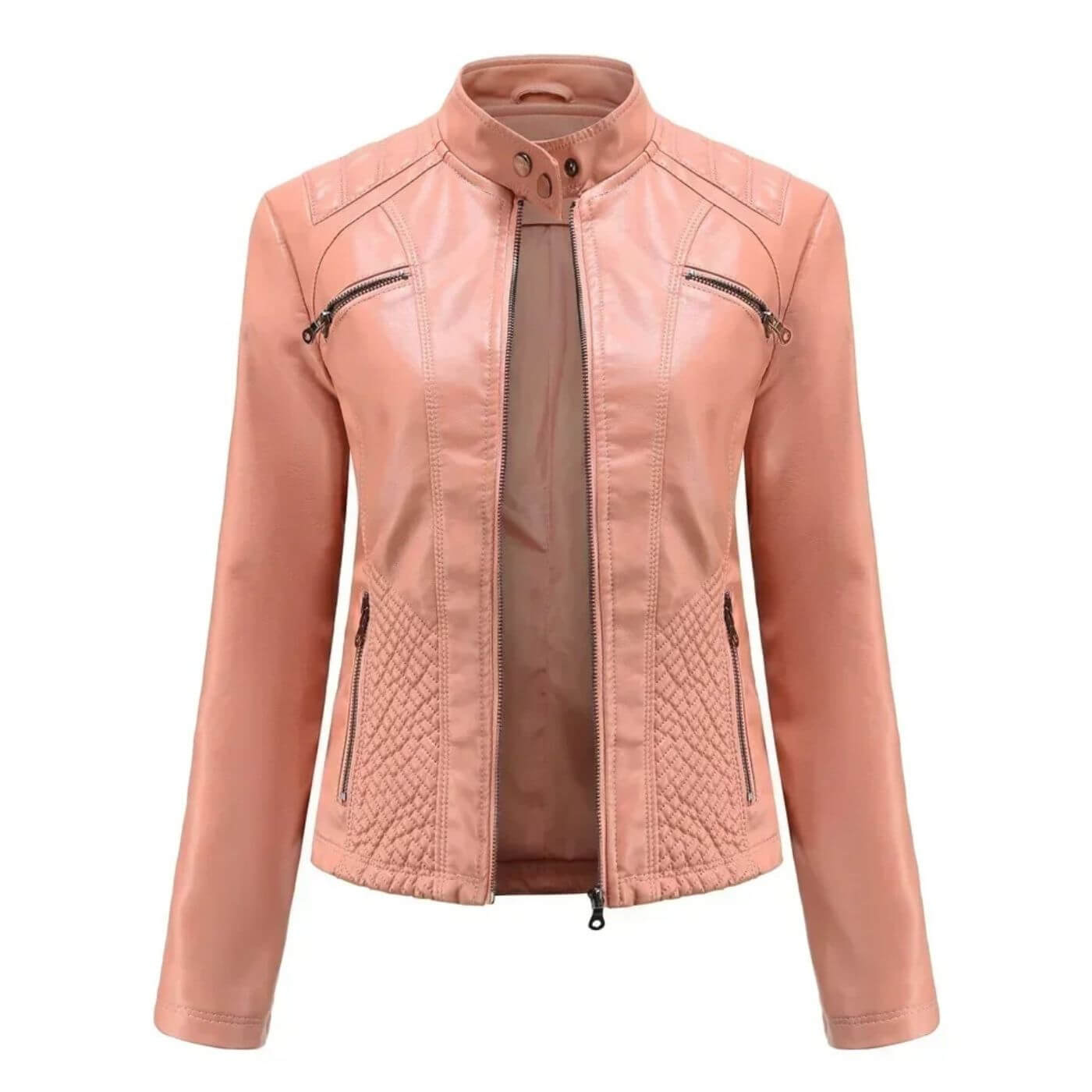 Angela™ - Hochwertige Lederjacke mit stilvollem Design