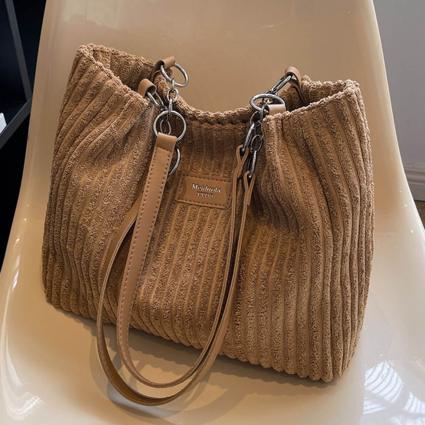 Anna™ - Große Cord-Tote-Tasche mit Viel Platz