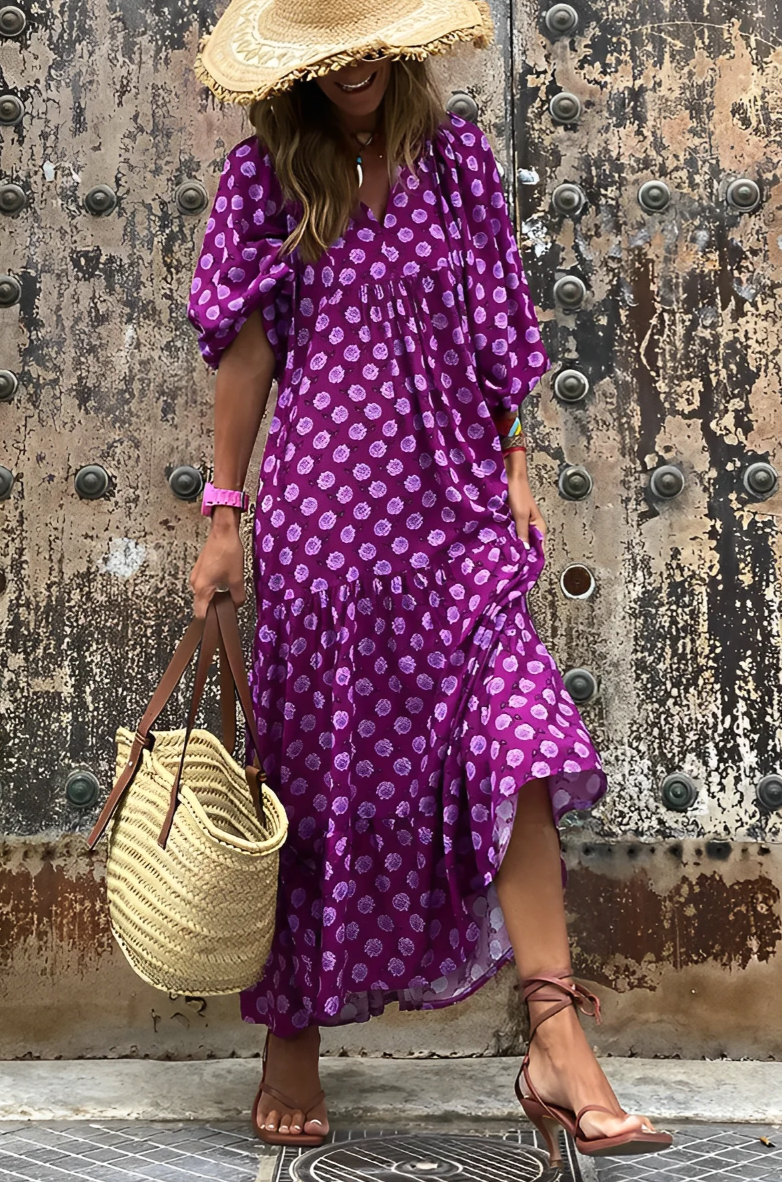 Audrey - Langes Maxi Kleid für den Sommer