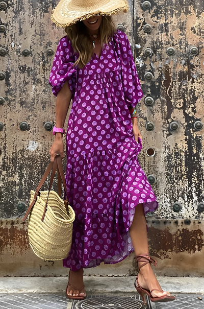 Audrey - Langes Maxi Kleid für den Sommer