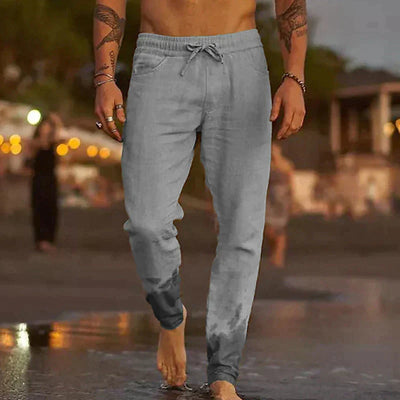 Austin - Sommer Strand Lange Leinenhose für Herren