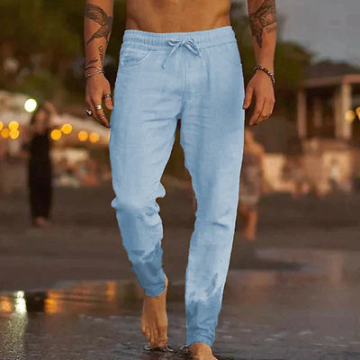 Austin - Sommer Strand Lange Leinenhose für Herren