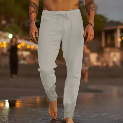 Austin - Sommer Strand Lange Leinenhose für Herren