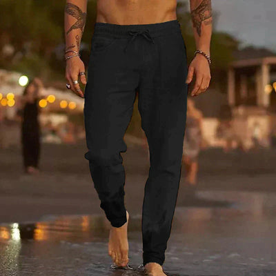 Austin - Sommer Strand Lange Leinenhose für Herren