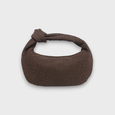 Lunira – Mini-Bag aus Wildleder mit geflochtenem Detail