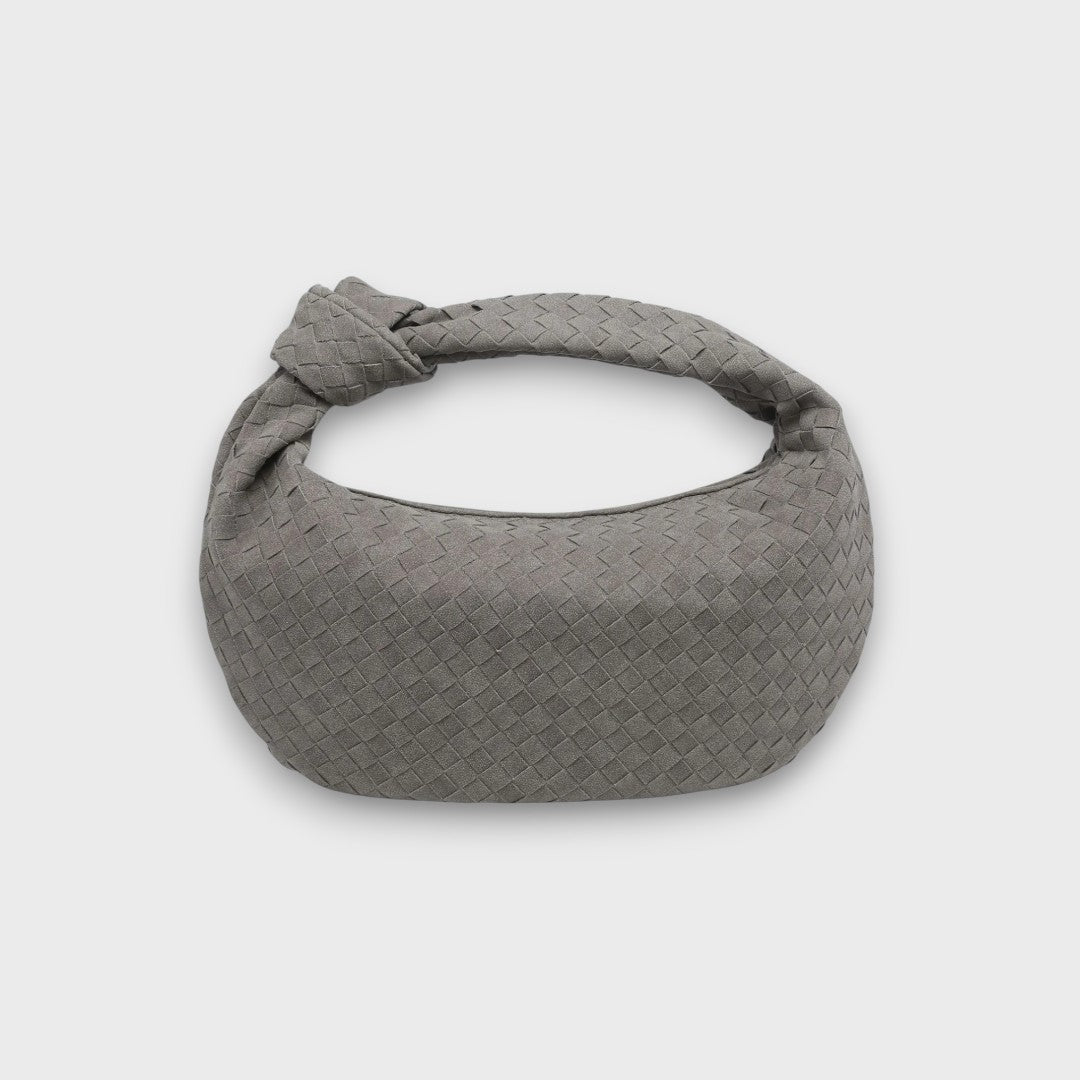 Lunira – Mini-Bag aus Wildleder mit geflochtenem Detail