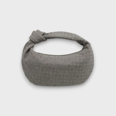 Lunira – Mini-Bag aus Wildleder mit geflochtenem Detail